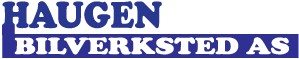 Haugen Bilverksted as logo