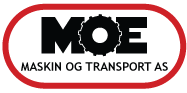 Moe Maskin og Transport as logo