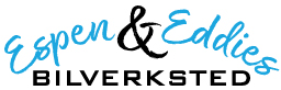 Espen & Eddies Bilverksted as logo